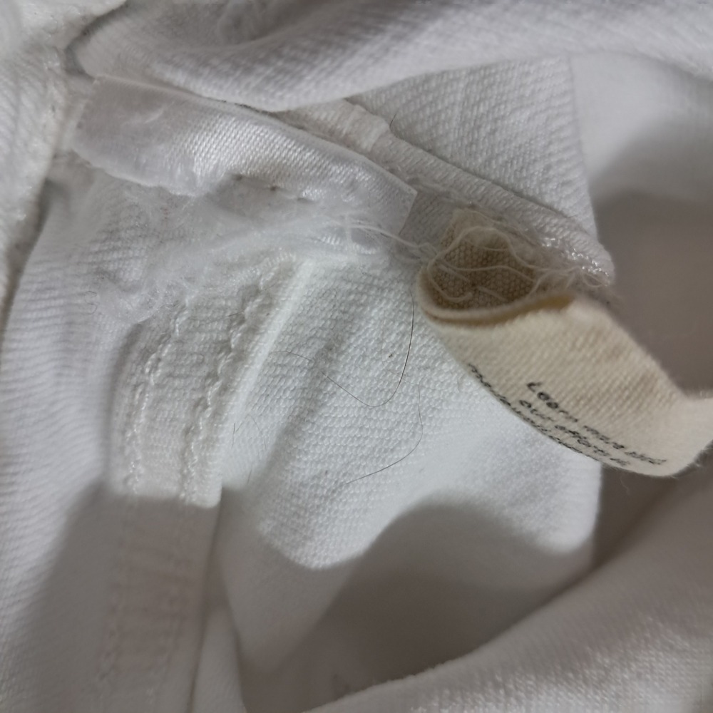 Madewell The Perfect Vintage Wide Leg Jeans Women's 32 Petite White High Rise - Picture 6 of 11